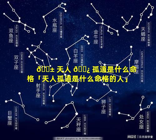 🐱 天人 🌿 孤道是什么命格「天人孤道是什么命格的人」